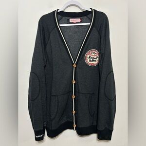 Mitchell and Ness Lateral Varsity Baseball Cardigan